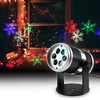4W 4LEDs Sound Activated Dynamic Moving Snowflake Film Projector