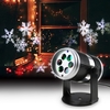 4W 4LEDs Sound Activated Dynamic Moving Snowflake Film Projector