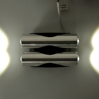 4W 85-265V AC Modern Simple Aluminum LED Wall Light Double End lighting Fixture Indoor Bedroom Hallway Kitchen for Home Decor and Lighting