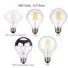4W G80 LED Filament Bulb Light AC220-240V E27 Base Vintage Retro Holiday Festival Decorations Warm White