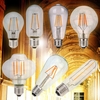 4W ST64 LED Bulb 4 Filaments AC 85-265V E27 Base Candelabra Bulb 40W Equivalent Holiday Christmas Festival Decorations Warm White 2200K