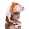 Cartoon Lion Super Soft Short Fuzzy Hat Cap