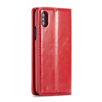 CaseMe Multi-function Phone Case Cover PU Leather Protective Shell Wallet Phone Case Flip Holster Carrying Case Card Holder for iPhone X