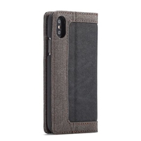 CaseMe Multi-function Phone Case Cover PU Leather Protective Shell Wallet Phone Case Flip Holster Carrying Case Card Holder for iPhone X