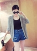Casual Open Front Long Sleeve Loose Knitted Cardigan for Women
