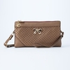 Casual PU Leather Bowknot Zipper Adjustable Strap Women