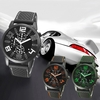 Casual Quartz Analog Silicone Stainless Steel Dial Sports WristWatch