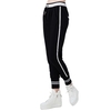 Casual Woman Stripes Elastic Waistband Drawstring Yoga Sport Harem Pants