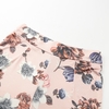 Casual Women Suit Sexy Two-piece Outfits Strapless Crop Top Long Pants Floral Print Ruffles Bodycon Set Pink