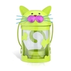 Cat candle holder(green) Hurricane lamp Practical ornament Creative ornament Home Furnishing Articles
