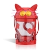 Cat candle holder(red) Hurricane lamp Practical ornament Creative ornament Home Furnishing Articles