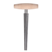 Cello Endpin Hole Reamer Shave 1:17 Taper with Wood Handle Luthier Tool