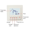 Central Air Conditioning Switch Intelligent LED Touch Screen Control Pane Room Temperature Controller Thermostat LYK-608