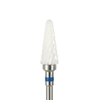 Ceramic Flame Bit Medium White Nail Drill Bit 3/32