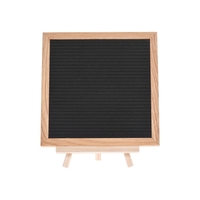 Changeable Black Felt Letter Board Wood Message Sign Board 10