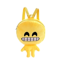 Charming Cute Kids Emoji Emoticon Shoulder Bag Funny Backpack School Child Bag Plush Toy Satchel Rucksack Schoolbag Girls Boys Gifts 6