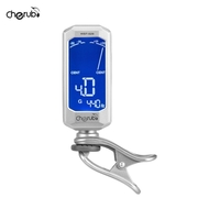 Cherub WST-525 Rotatable Clip-On Tuner Large LCD Display for Chromatic Guitar Bass Violin Ukulele Tuning