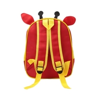Children Backpack Cartoon Animal Calf Print Nylon Zipper Adjustable Strap Boys Girls Casual School Travel Bag