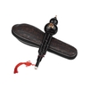 Chinese Traditional Instrument Hulusi Cucurbit Flute Bottle Gourd Silk C-Key Resin Material with Chinese Knot Carry Case for Beginners Musical Gift