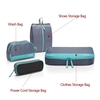 CHOOCI Portable High Quality Storage Bags Small Lightweight Travel Packing Bags Set with Four Separate Bags