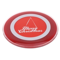 Christmas Edition Qi Standard Wireless Charger Charging Pad Station for Samsung Galaxy S6 S6 Edge S6 Active Note 5 Nexus 7 6 Nokia HTC Motorola LGSONY and All Qi-Enabled Devices