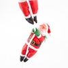 Christmas Santa Claus Doll 25CM Two Santa Climb Rope Christmas Tree Ornaments Wall Window Hanging Decorations for Home