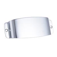 Chrome Plated Steel Pickup Cover Protector for Jazz Bass Electric Bass Guitar Part Replacement