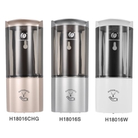 CHUANGDIAN 500ml Wall-mounted Single Bottle Automatic Soap Dispenser with IR Sensor Shampoo Box Rest Room Washroom Toilet Hand Washing Liquid Shampoo Shower Gel Machine Liquid Touchless Soap Dispenser Non-touch Soap Dispenser & Holder