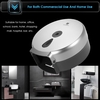 CHUANGDIAN Wall-mounted Bathroom Tissue Dispenser Round Paper Towel Holder Paper Towel Dispenser Storage Box for Big Paper Towel Roll