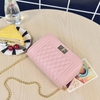 Classic Women Shoulder Bag Female Vintage Mini Flap Bag Small Chain Quilted Handbag Messenger Crossbody Bag Pink/Black/Beige