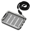 Clear Fly Box Easy Grip Foam Portable Pocket Fishing Flies Box Case with Neck Strap
