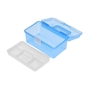 Clear Plastic Art Storage Box Painting Supplies Multipurpose Case Meidum Size with Handle for Artists Students Medine Tools Cosmetics Fishing Supplies