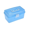 Clear Plastic Art Storage Box Watercolor Oil Painting Supplies Multipurpose Case Portable for Artists Students