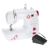 Decdeal Multifunctional Electric Household Sewing Machine with 30 Stitch Patterns Double Thread Adjustable Speed LED Display Buttonhole Presser Foot Pedal AC100-240V