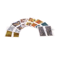 Delicate Tiger Snakeskin Colorful Sexy Leopard Pattern Water Decals Transfer Stickers on Nails Nail Art Fingernails