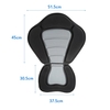 Deluxe Padded Kayak / Boat Seat Soft and Antiskid Padded Base High Backrest with Detachable Storage Bag