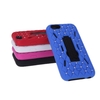 Detachable Dual Layer Silicone & PC Back Case Protective Shell Cover with Stand Bling Crystal Decoration for iPhone 6 Black