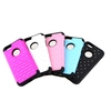 Detachable Dual Layer Silicone & PC Protective Case Cover Bling Crystal Decoration for Apple iPhone 6 Blue