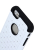 Detachable Dual Layer Silicone & PC Protective Case Cover Bling Crystal Decoration for Apple iPhone 6 White