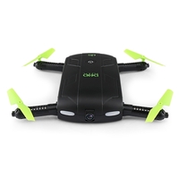DHD D5 Wifi FPV 480P Camera Foldable Selfie Drone 6-Axis Gyro Altitude Hold Flight Path RC Quadcopter with Two Extra Battery