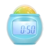 Digital Alarm Clock with Star Sky Projection Music Clock with Backlight Night Light Calendar Thermometer Timer Function