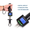 Digital Fish Lip Gripper Grabber Fishing Grip Tackle Pliers Stainless Steel Clip Fish Holder with Scale Ruler