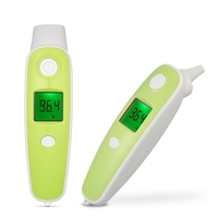 Digital IR Infrared Thermometer Non-contact Ear Forehead Object for Baby Adult LCD Fever Alarm ?/? CE ISO Approved
