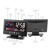 Digital LCD Alarm Clock Indoor/Outdoor Thermometer Hygrometer Temperature Meter