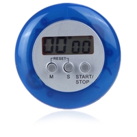 Digital LCD Timer Kitchen Clock Count Down/Up with Stand Alarm Magnetic 99min59s Blue