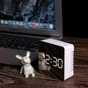 Digital LED Mirror Clock 12H/24H Alarm and Snooze Function