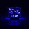Digital Message Board Clock Alarm Temperature Calendar Timer Blue Light