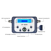 Digital Satellite Finder Satellite Signal Meter Mini Digital Satellite Signal Finder Meter with LCD Display Digital Satfinder with Compass