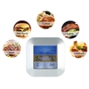 Digital Touchscreen BBQ Thermometer with Probe Color LCD Display Meat Cooking Timer Meat Type Taste Selection