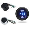 Digital Turbo Boost Gauge Meter with Sensor for Auto Car 52mm 2in LCD -14~29 PSI Warning Light Black
